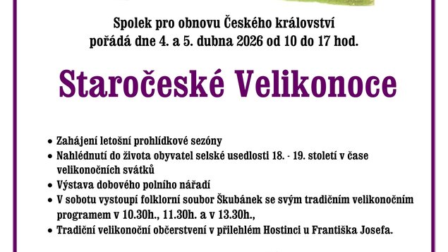 STAROČESKÉ VELIKONOCE NA MICHALOVĚ STATKU