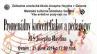 Promenádny koncert žiakov a pedagógov ZUŠ Josepha Haydna