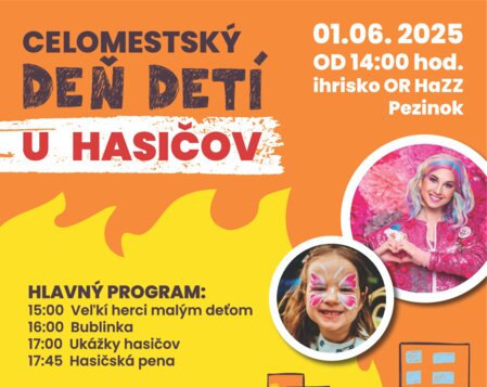 CELOMESTSKÝ DEŇ DETÍ U HASIČOV 2025