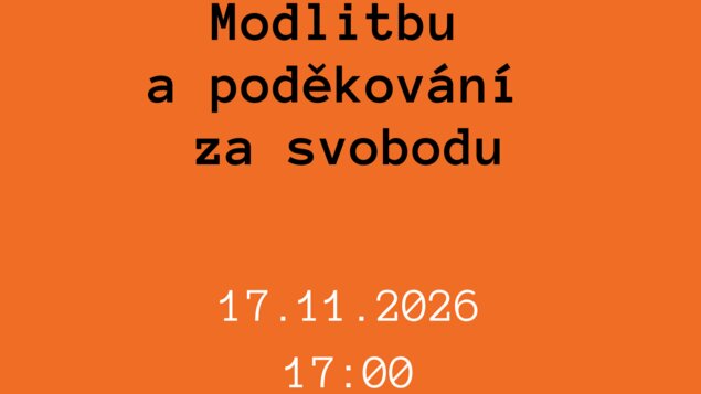 Modlitba a poděkování za svobodu