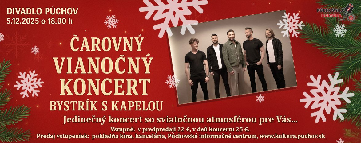  „VIANOČNÝ KONCERT BYSTRÍK S KAPELOU“