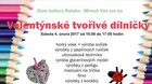 Valentýnské tvořivé dílničky