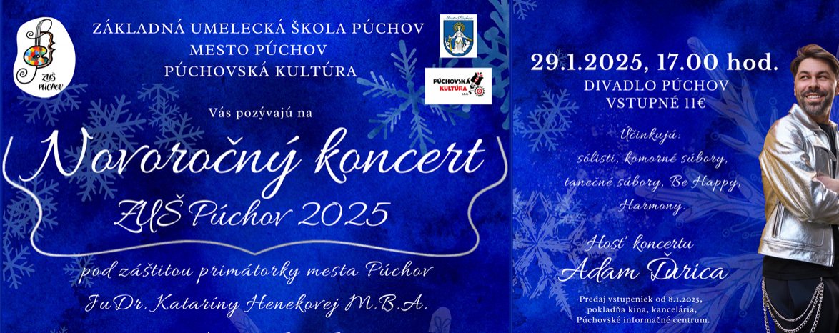 NOVOROČNÝ KONCERT ZUŠ PÚCHOV 2025 