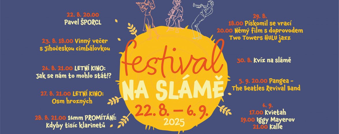 FESTIVAL NA SLÁMĚ 2025 - Vinný večer s Jihočeskou cimbálovkou