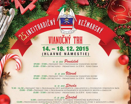 25. (NE)TRADIČNÝ KEŽMARSKÝ VIANOČNÝ TRH