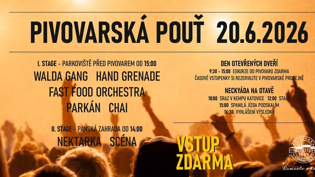 PIVOVARSKÁ POUŤ 2026