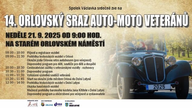 14. ORLOVSKÝ SRAZ AUTO-MOTO VETERÁNŮ 