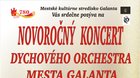 Novoročný koncert Dychového orchestra mesta Galanta
