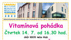 14.7.2022 od 16.30 hod. * Vitamínová pohádka, ochotnický spolek ŽUMPA