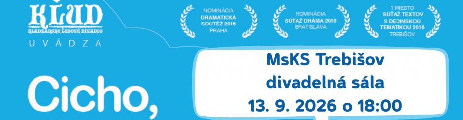 Divadlo KĽUD_Cicho, bo skajpujem s dzivku!