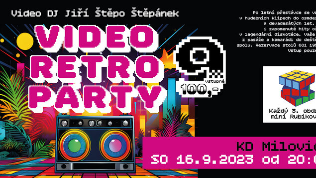 VIDEO RETRO PÁRTY 9 / DJ Jiří Štěpo Štěpánek