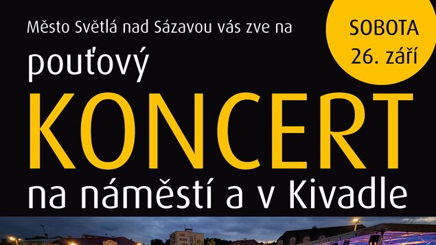 Pouťový koncert na náměstí