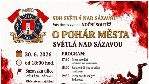 Noční soutěž o pohár města Světlá nad Sázavou