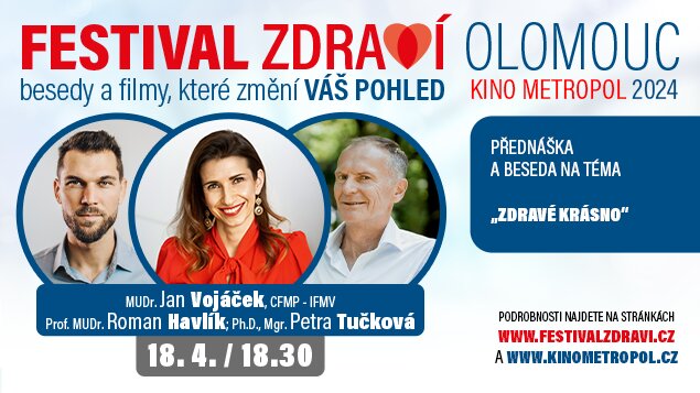 Festival zdraví - Jan Vojáček, R. Havlík a P. Tučková