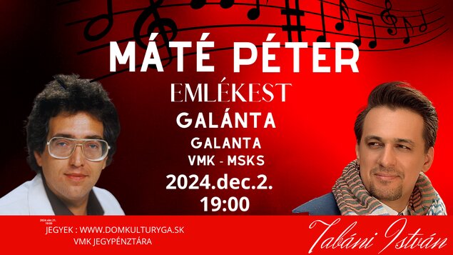 MÁTÉ PÉTER EMLÉKEST