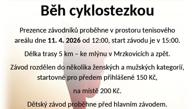 Běh cyklostezkou