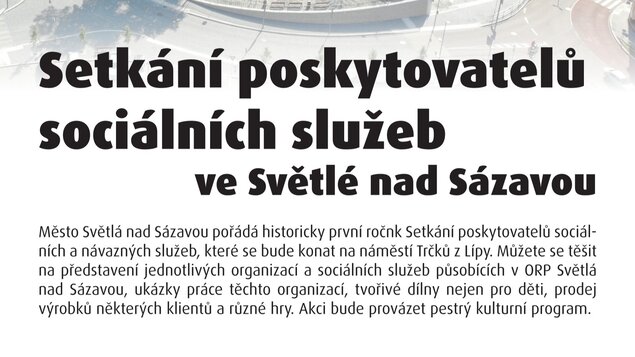 Setkání poskytovatelů sociálních služeb