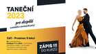 TANEČNÍ PRO DOSPĚLÉ 2023 / Cena za pár na 9 lekcí