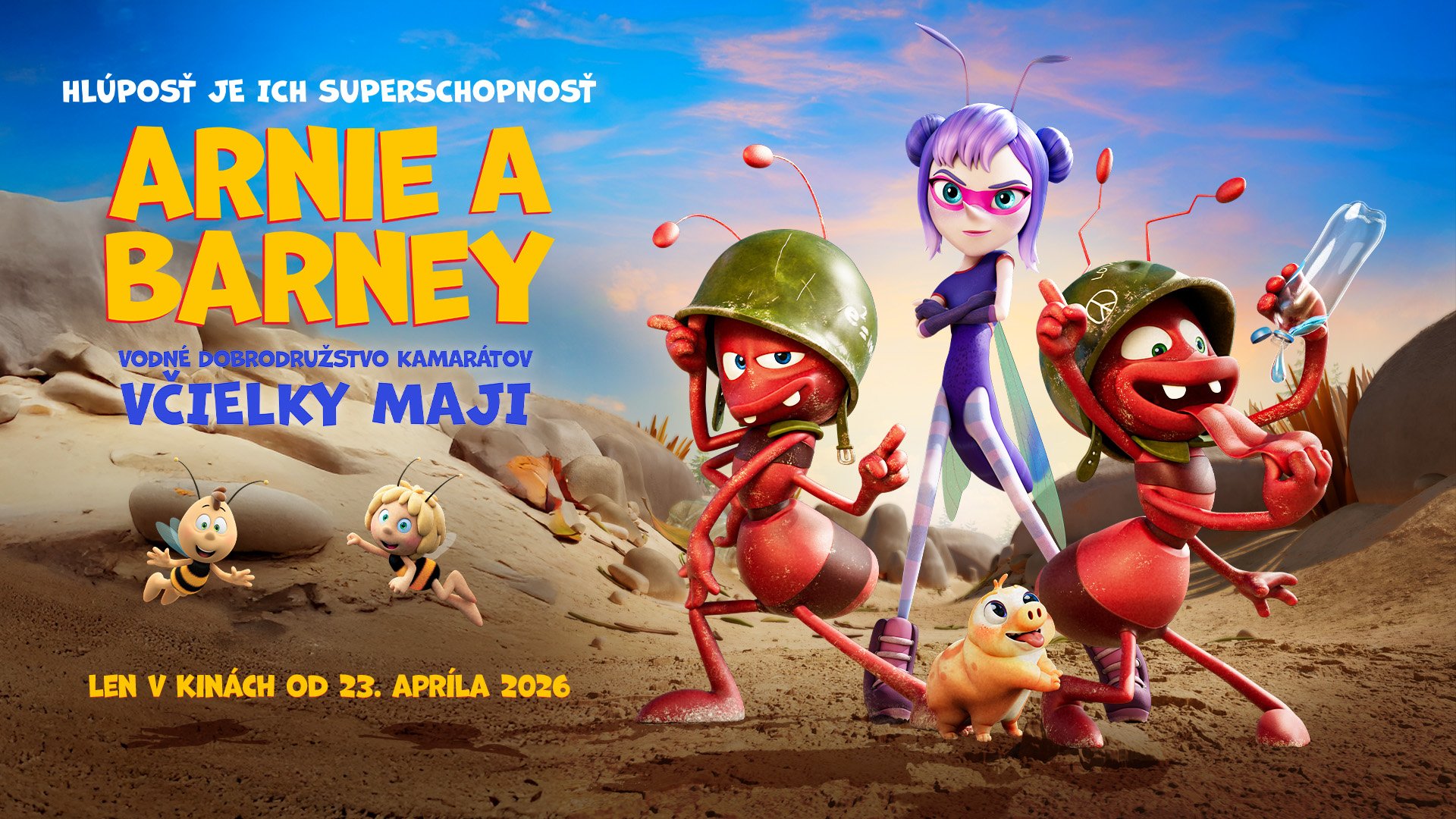 ARNIE A BARNEY: VODNÉ DOBRODRUŽSTVO KAMARÁTOV VČIELKY MAJI
