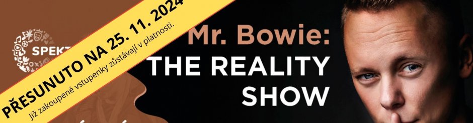 Mr. Bowie: The Reality Show - PŘESUNUTO NA 25. 11. 2024