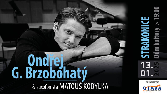 Ondřej G. Brzobohatý & saxofonista Matouš Kobylka