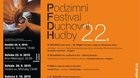 22. Podzimní festival duchovní hudby - abonentka