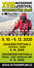 XVIII. Mezinárodní festival outdoorových filmů, 22. – 25. 10. 2020, Kino Máj Uherský Brod (1)