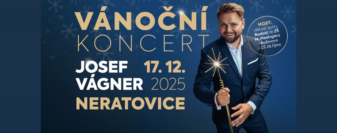 Vánoční koncert: Josef Vágner s živou kapelou