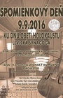 Spomienkový večer 9.9.2016 - ku dňu obetí Holokaustu