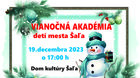 Vianočná akadémia detí mesta Šaľa