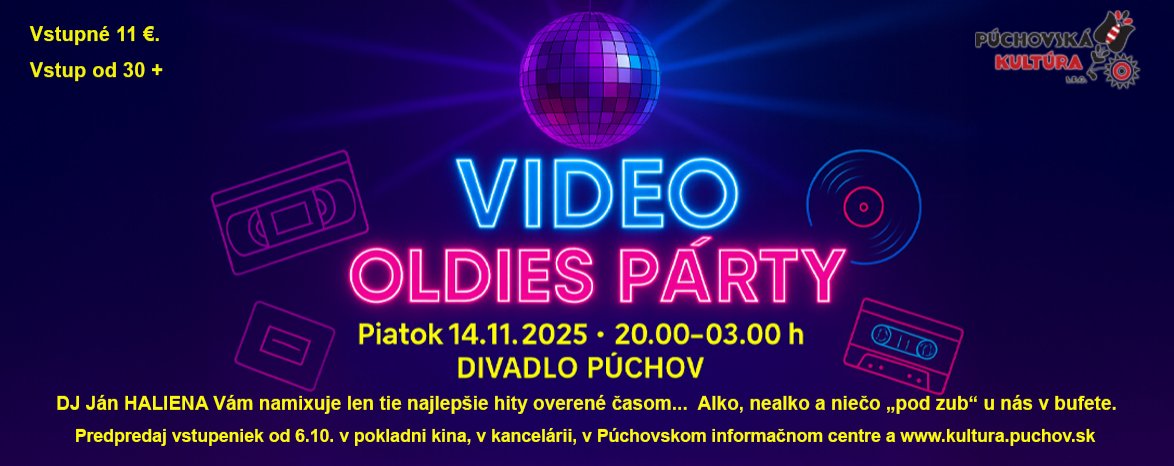 VIDEO OLDIES PÁRTY - november 2025