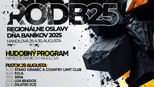 Regionálne oslavy Dňa baníkov 2025