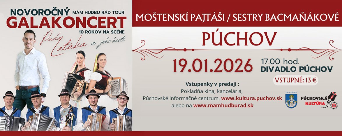 NOVOROČNÝ  GALAKONCERT Mám hudbu rád Tour 2026