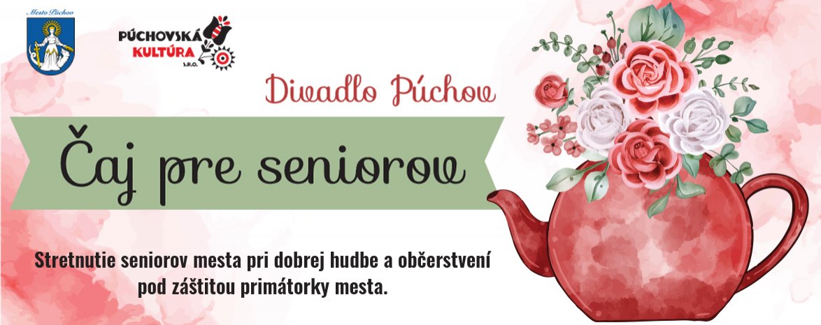ČAJ PRE SENIOROV - október 2025