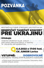 Benefičný tanečný koncert pre Ukrajinu