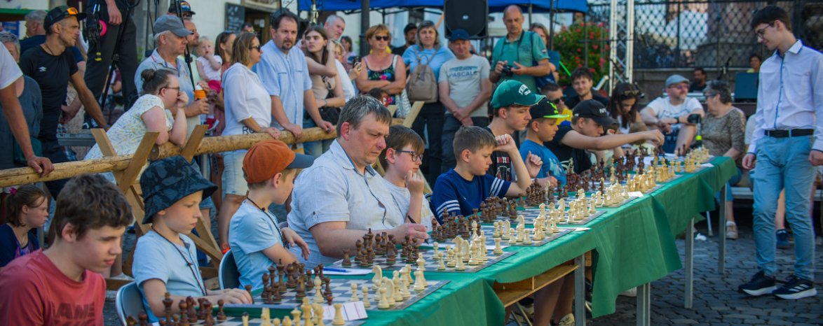 Štiavnický živý šach 2025: Simultánka