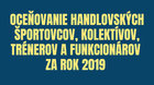 Oceňovanie športovcov, kolektívov a funkcionárov