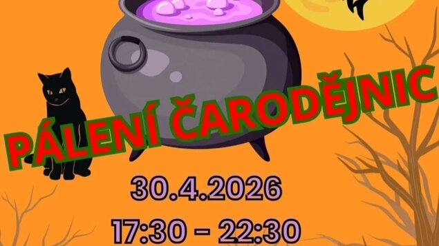 pálení čarodějnic ve Smrčné