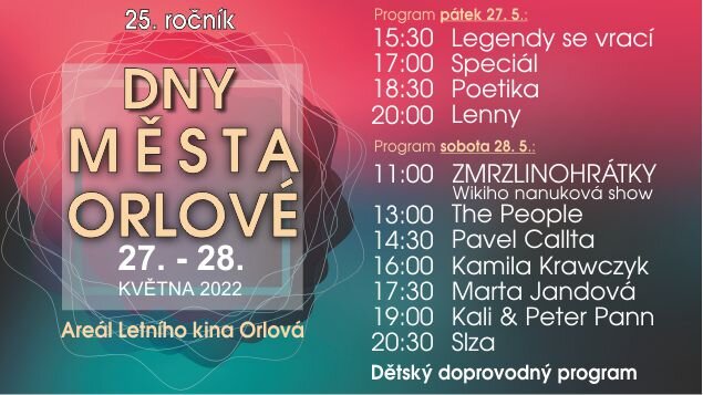 Dny města Orlové 2022