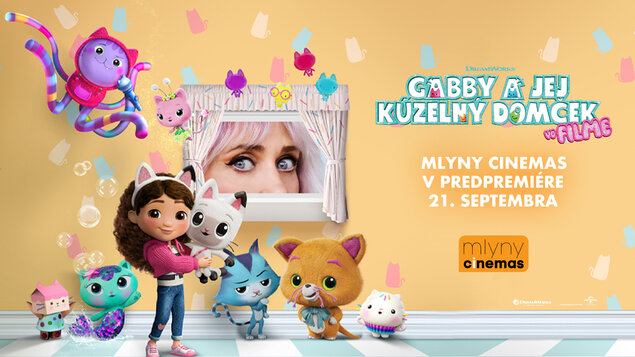Gabby a jej kúzelný domček vo filme 