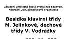 Besídka klavírní třídy a dechové třídy