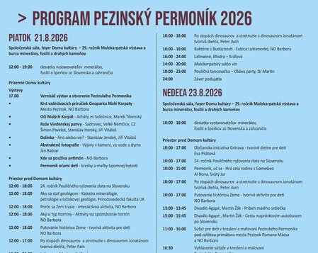 PEZINSKÝ PERMONÍK 2026