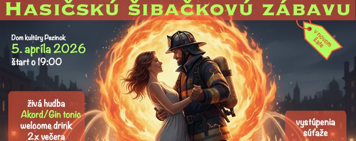 Hasičská šibačková zábava 2026