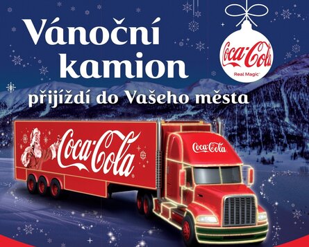 Vánoční kamion Coca - Cola